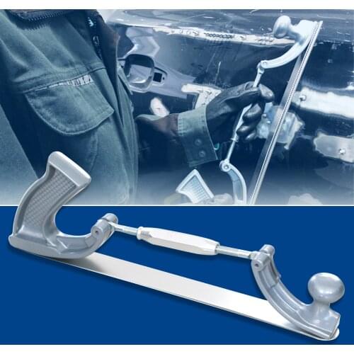 14" S/M Size Adjustable Frame Milled Tooth Car Body Polisher Files Metal Panel Polishing Curved Tooth Steel File Holder Dent Kit