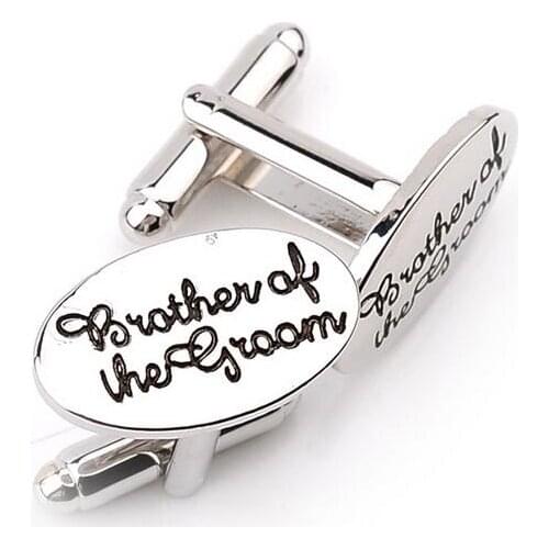One pair popular alloy alphabet word French style mens suit cufflinks best gift xyc158