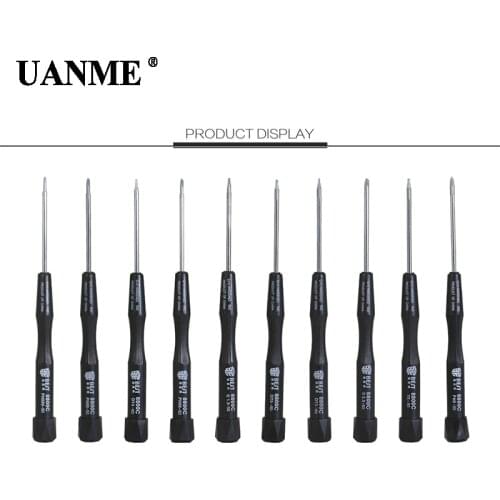 UANME 10Pcs/Set Precision Screwdriver For Mobile Phone Samsung Tablet PC Laptop Repair Multi Opening Tools Kit