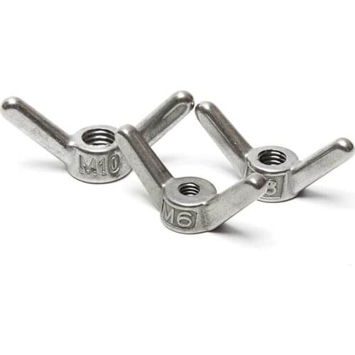 304 Stainless steel special-shaped hand screw nut big ear butterfly nuts ram screw nut claw Nut M6 M8 M10 -M24