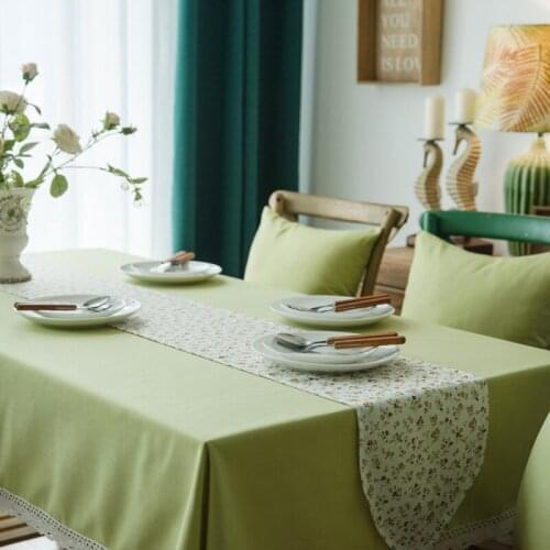 Fabric Tablecloth Table Cover Waterproof Rectangle Fashion Simple Living Room Party Colorful Tablecloth 170cm X 130cm 1 Piece