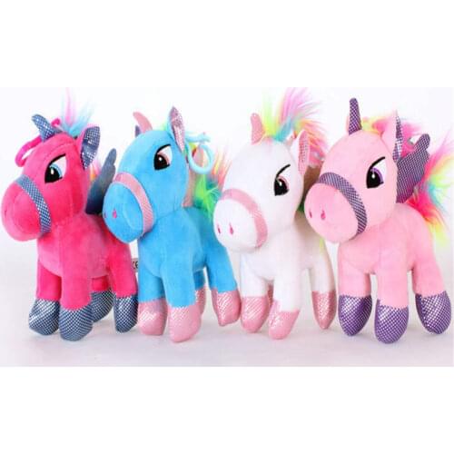 Lovely pink unicorn doll plush doll beast pony pillow cushion couple girl gift