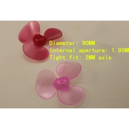 3 blade propeller spiral wing DIY model fan toy Handmade material model airplane wing Accessories