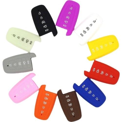 4 Button Car Key Cover Case for Ford Mondeo 2017 Lincoln MKC MKX MKZ Kuga Focus Edge Eco Sport