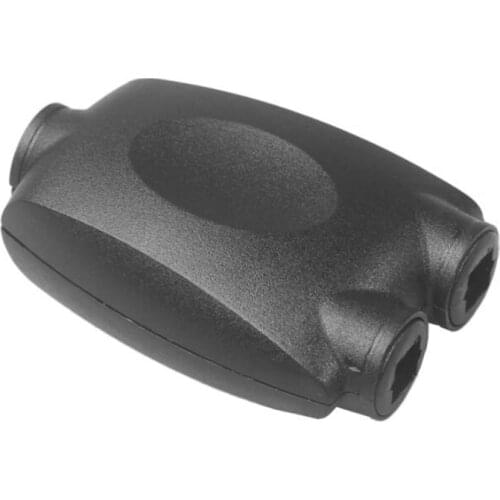 Hot 1 to 2 Way Digital Toslink Optical Audio Splitter Adapter Fiber Optic Converter SPDIF Optical Cable 1 Female to 2 Female