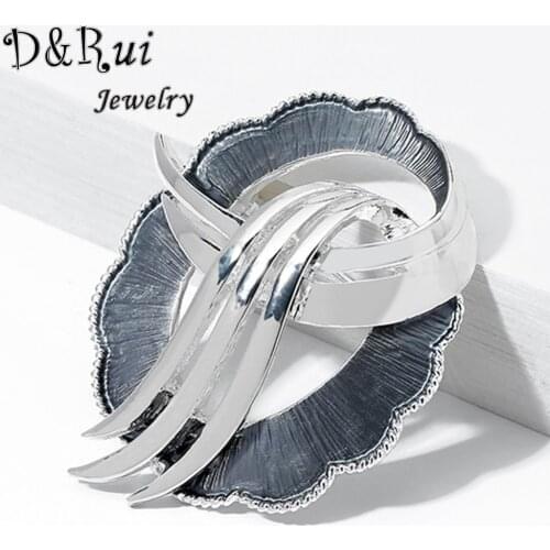 D&Rui Jewelry New Design Brooches Pins Men Women Unisex Metal Exquisite Geometric Pin Brooch Badge 2020 Wholesale/Dropshipping