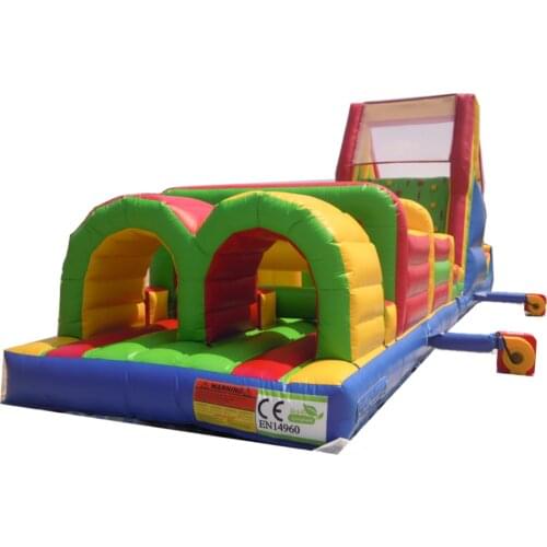 Cheap kids/adult challenge jungle inflatable obstacle course racing game for events
