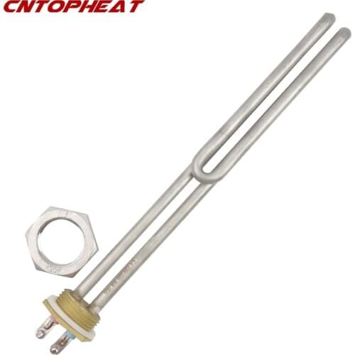 DN25 220v/380v Tubular Water Heater Immersion Heating Element 1KW/2KW/3KW/4KW