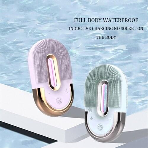 Electric Facial Cleansing Brush Sonic Deep Cleaning Pore Cleaner Face Brush Facial Massager Waterproof Cleansing Brushes