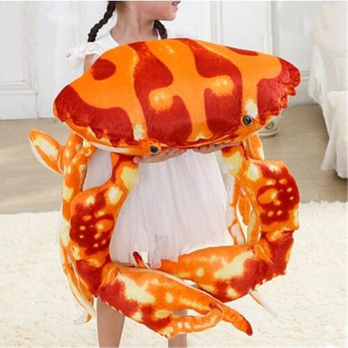 Fancytrader Lovely Stuffed Soft Plush Large Similated Realistic Crab Pillow Toy 80cm 31inch Kids Gifts