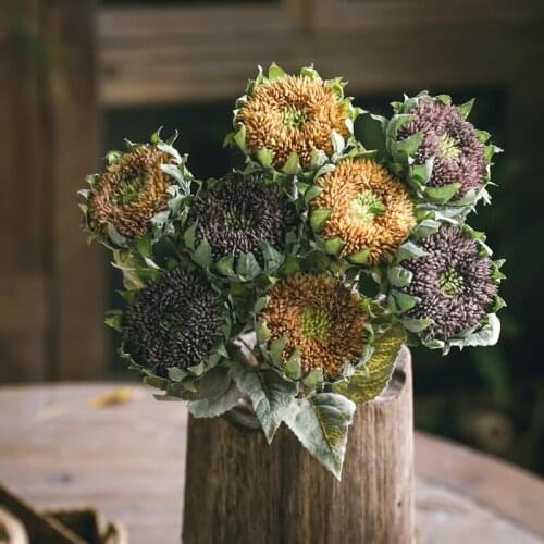 Artificial Flowers Sun Flower искусственные цветы Home Decor искусственные растения Sunflower Home Decoration Artificial Plants
