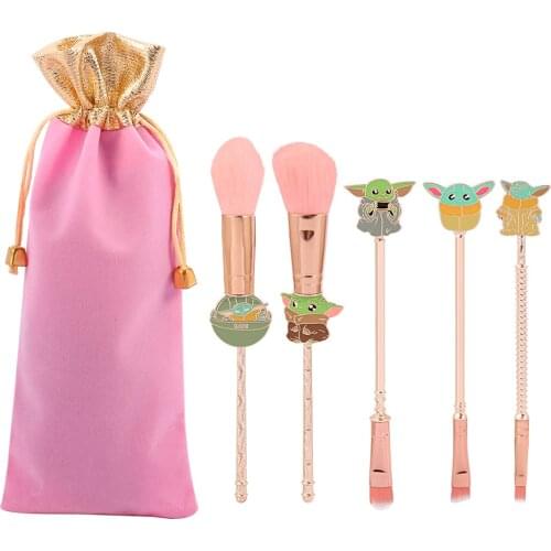 Movie Serise Portable Soft Synthetic Hair Makeup Brushes Set Eye Shadow Powder Eyebrow Lip Make Up Brush Tools Kit Maquiagem