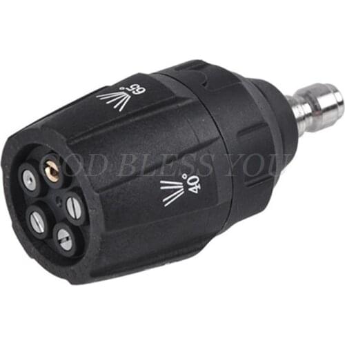 5 In 1 High Pressure Washing Nozzle 0 15 25 40 65 G1/4 Male Connect Drop Shipping