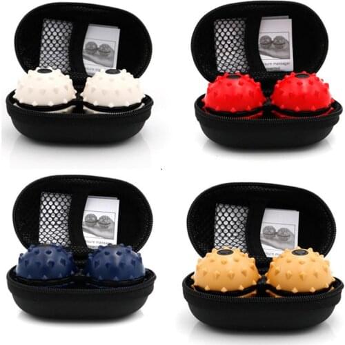 New FidgetSpinner Antistress Massage Ball With Cases LacrosseBall Stress Reliever Hand Spinner FidgetToys For Children Adult