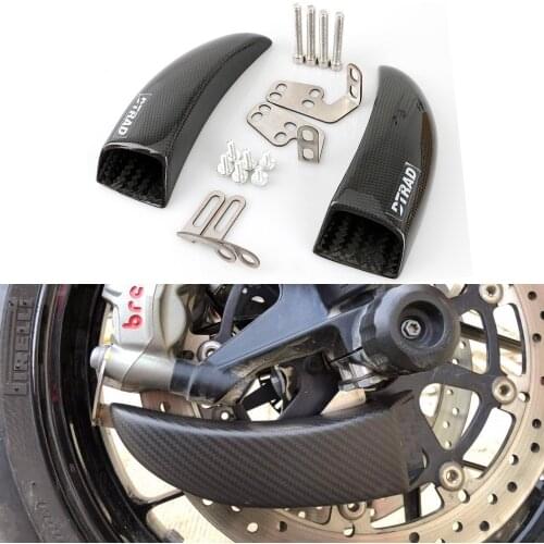 Brake Disc Cooler For Kawasaki Ninja H2 H2R ZX-14 ZX14 H2 SX SE ZX-10RR 1000 ZX-10R ZX10R Brake Air Ducts Pipe Cooling Radiator
