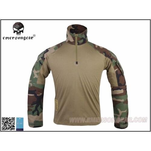 Hunting Airsoft clothes Emerson Tactical G3 shirt Combat Military tshirt EM9278 Woodland