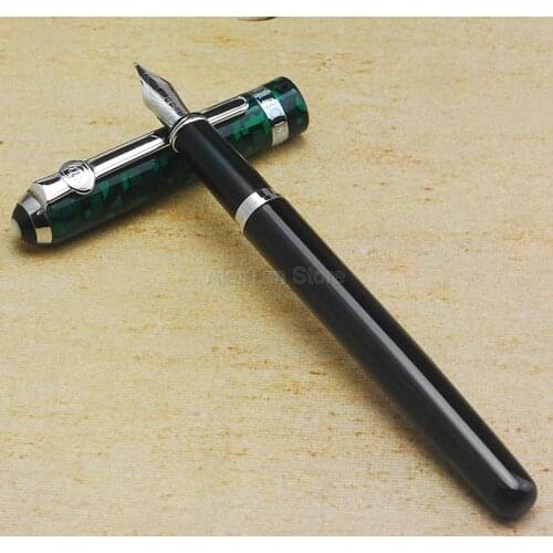Duke 962 High Grade Series Fountain Pen Medium Nib , Black Color Writing Gift Pen For Office & School Writing Pens