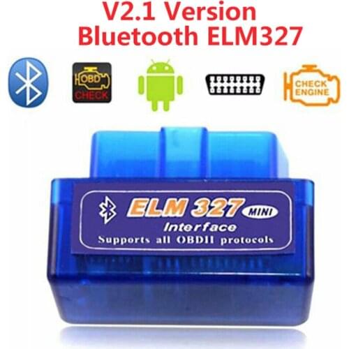 Super Mini ELM327 Bluetooth V2.1 OBD2 Car Diagnostic Tool Mini ELM 327 Bluetooth For Android/Symbian For OBDII Protocol 2021
