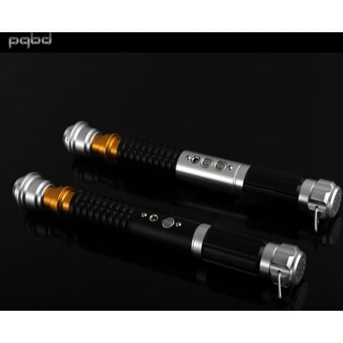 Pqbd RGB Lightsaber Metal Handle 5 Set Soundfonts Volume Adjustment -Only Handle LED Sword Children Toy
