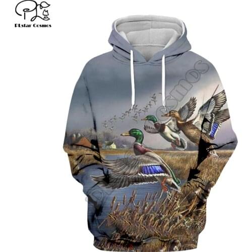 LOVE DUCK ANIMALS ART 3D Print Hoodies 3D Hoodie Men Women New Fashion Hooded Sweatshirt Long Sleeve Pullover