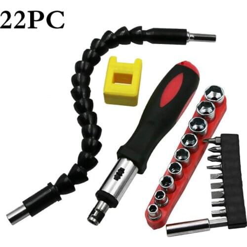 Screwdriver Bit Connection Soft Shaft Electric Drill Extension Link Connection Multi-function Charge Drill Universal Joint