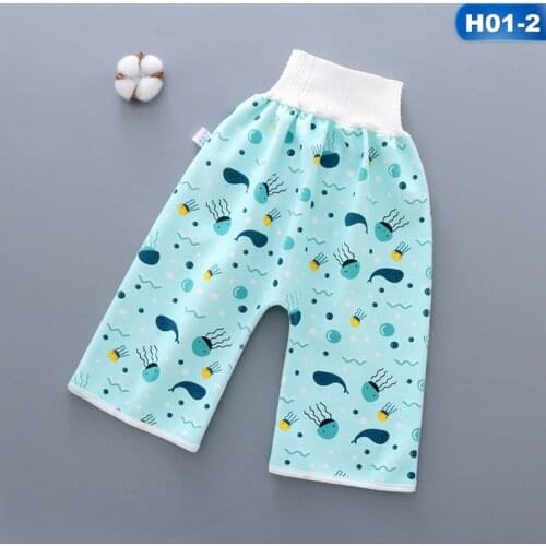 Comfy Childrens Diaper Skirt Shorts Waterproof and Absorbent Shorts Diaper Pants for Baby Infant 0-12 Years Old