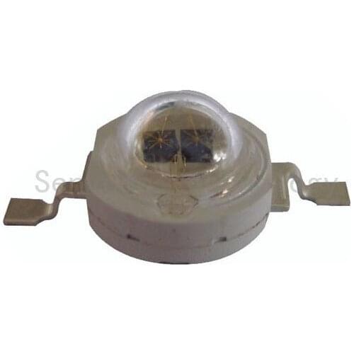 100X high quality 5W 850nm IR infrared high power led light beads with Bridgelux double chip free shipping