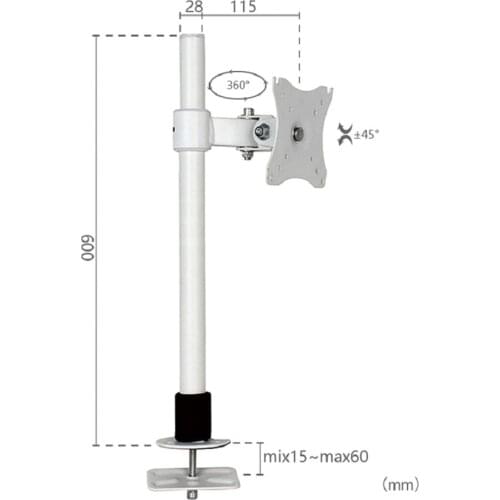 XC11/XC31 Desktop 10-27" LCD LED Monitor Holder Mount Arm Full Motion Display Stand TV Mount Bracket Loading 0-8 kg computer Arm