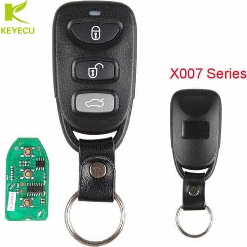10PCS XHORSE English Version X007 Series for Hyun*dai Style Universal Remote Key Fob 3 Button for VVDI Key Tool