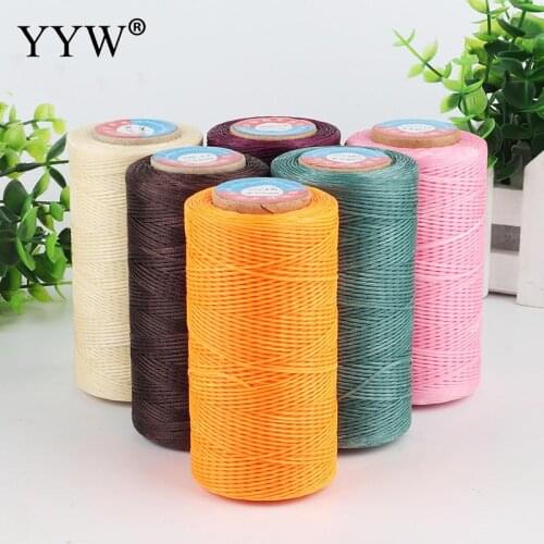 260meters 0.8mm waxed cord for jewelry making sewing thread 33 colors Wholesale string rope bead for bracelets necklace diy