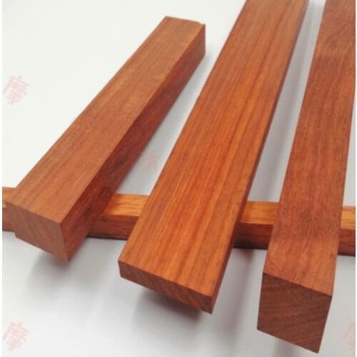 5pcs Width:15mm Thickness:15mm Length:300mm Safflower Pear Wood Rectangular Square Handicraft Plank