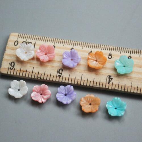 5pcs/pack Natural freshwater shells Shell bowl flower hairpin brooch Jewelry DIY necklace Bracelet Earrings Jewelry accessories