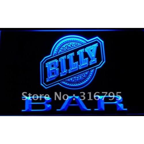 813 BAR Billy Beer LED Neon Light Signs with On/Off Switch 20+ Colors 5 Sizes to choose