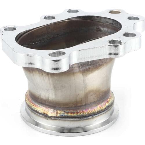Car engine engine parts Adapter Flange 8 Bolts to 3in V-Band Outlet Downpipe Fit for Garrett T25 T28 GT25 GT28