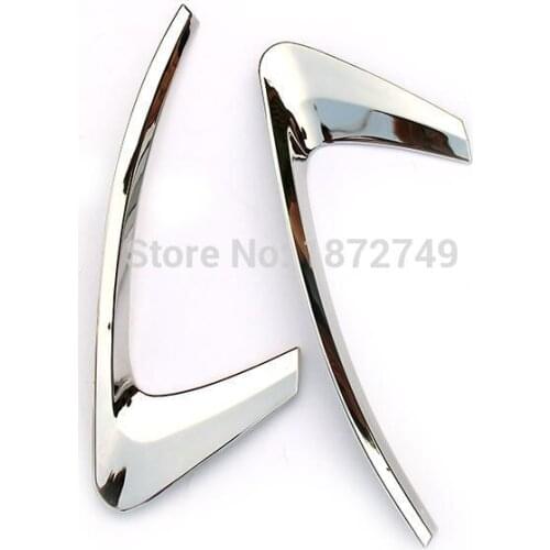 Car ABS Chrome Rear Fog Light Cover trim For 2016-2017 for RENAULT KADJAR