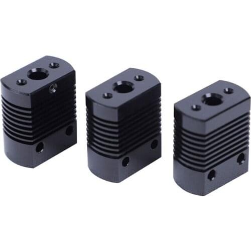 P82A 31X26mm Anodized Black Aluminum Heatsink Radiator to Cool 3D Printers Electronic Heat Sink Heat Dissipation