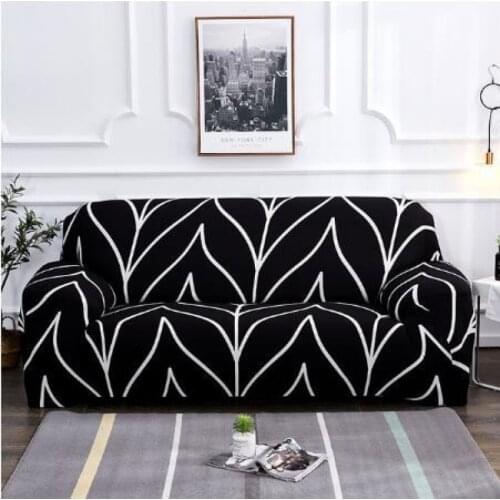 Stretch Sofa Cover Printed Couch Cover Washable Sofa Slipcover Furniture Protector for Loveseats Sofas Sectional Couches L Shape