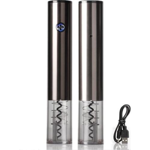 USB Charging Electric Wine Opener Automatic Professional Touch Automatic Induction Motor Corkscrew Abridor De Lata Kitchen Tool