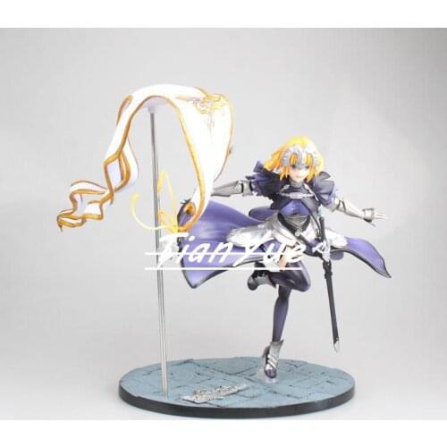 Fate/Stay night Saber Altria Pendragon Waving flag Jeanne d'Arc Ver. Anime Beautiful Statue Girls Figure Toys 27cm