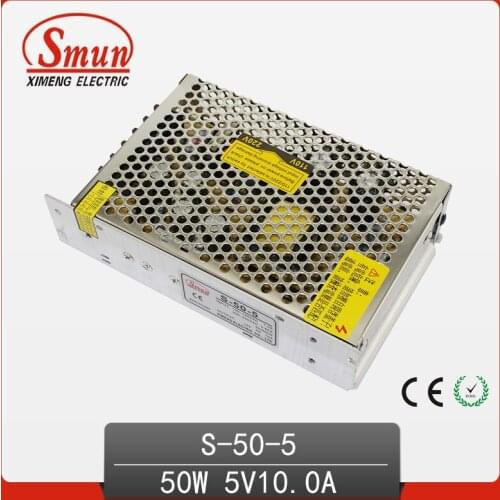 GOOD QUALITY 5V 10A 50W Power Supply Transformer Switching For Led Strip Light AC 110/220V TO DC Adapter