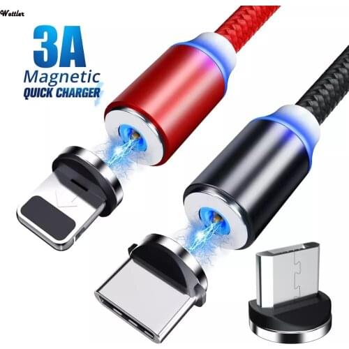 Micro USB Magnetic Cable Magnet USB C Cable Fast Charging Wire for iPhone Xiaomi Mobile Phone Charger Type C Cord Cable