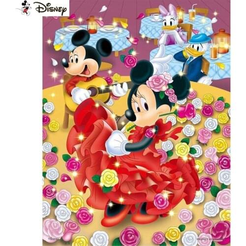 Disney Art 5D Diy Diamond Painting "Cartoon Mickey Mouse" Diamond Pictures Cross Stitch 3D Rhinestone Embroidery Decor A30949