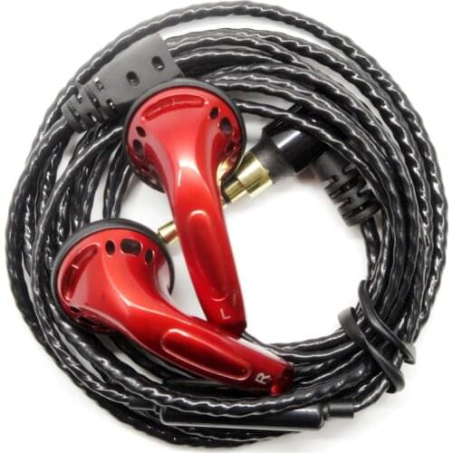 FENGRU LMX500 DIY MX500 In-ear Flat Head Earbuds DIY Earphone HiFi Bass Earbuds DJ Earbuds Heavy Bass Sound Quality With Mic