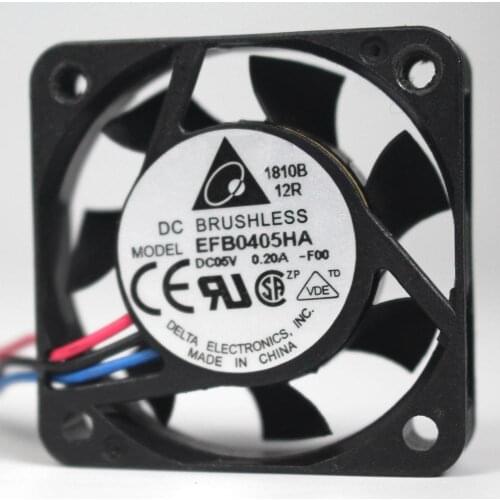 New original EFB0405HA 5V 0.20A 4010 3-wire chassis CPU notebook 4CM cooling fan
