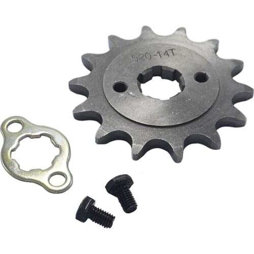 520 14T 20mm Front Engine Sprocket For Honda Lifan ZongShen ATV Quad Dirt Pit bike Buggy motorcycle