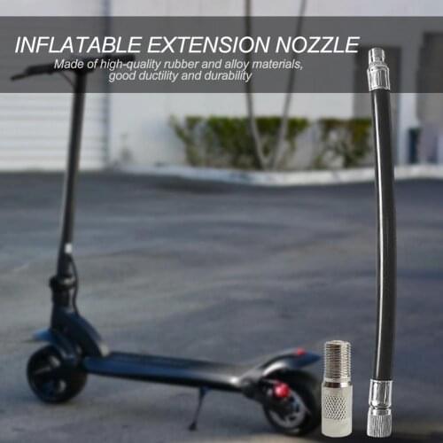 All-copper Valve Adapter Air Pump Air-tight Inflatable Extended Gas Nozzle Hose For Xiaomi M365 Electric Scooter Hose Air Tight