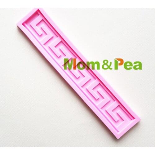 Mom&Pea MPA1877 Tape Pattern Silicone Mold Cake Decoration Fondant Cake 3D Mold Food Grade