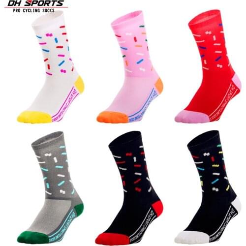 DH SPORTS Mountain Bike Riding Socks Road Bicycle Cycling Socks Men Women Outdoor Running Hiking Climbing Compression Socks DH21