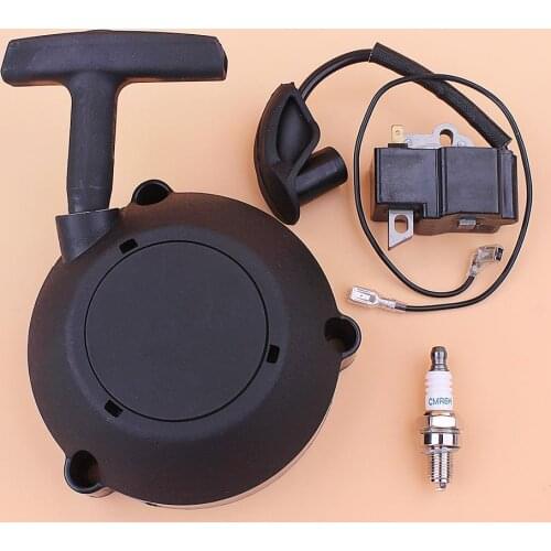 Recoil Starter For Stihl BR600 BR550 BR500 Ignition Coil Spark Plug Blower 4282 190 0303, 4282 400 1305