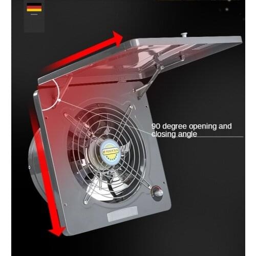10inch High Speed Exhaust Fan Kitchen Inline Hanging Wall Window Ventilator Extractor Industrial Ventilation Metal Fan